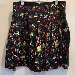Floral print skirt